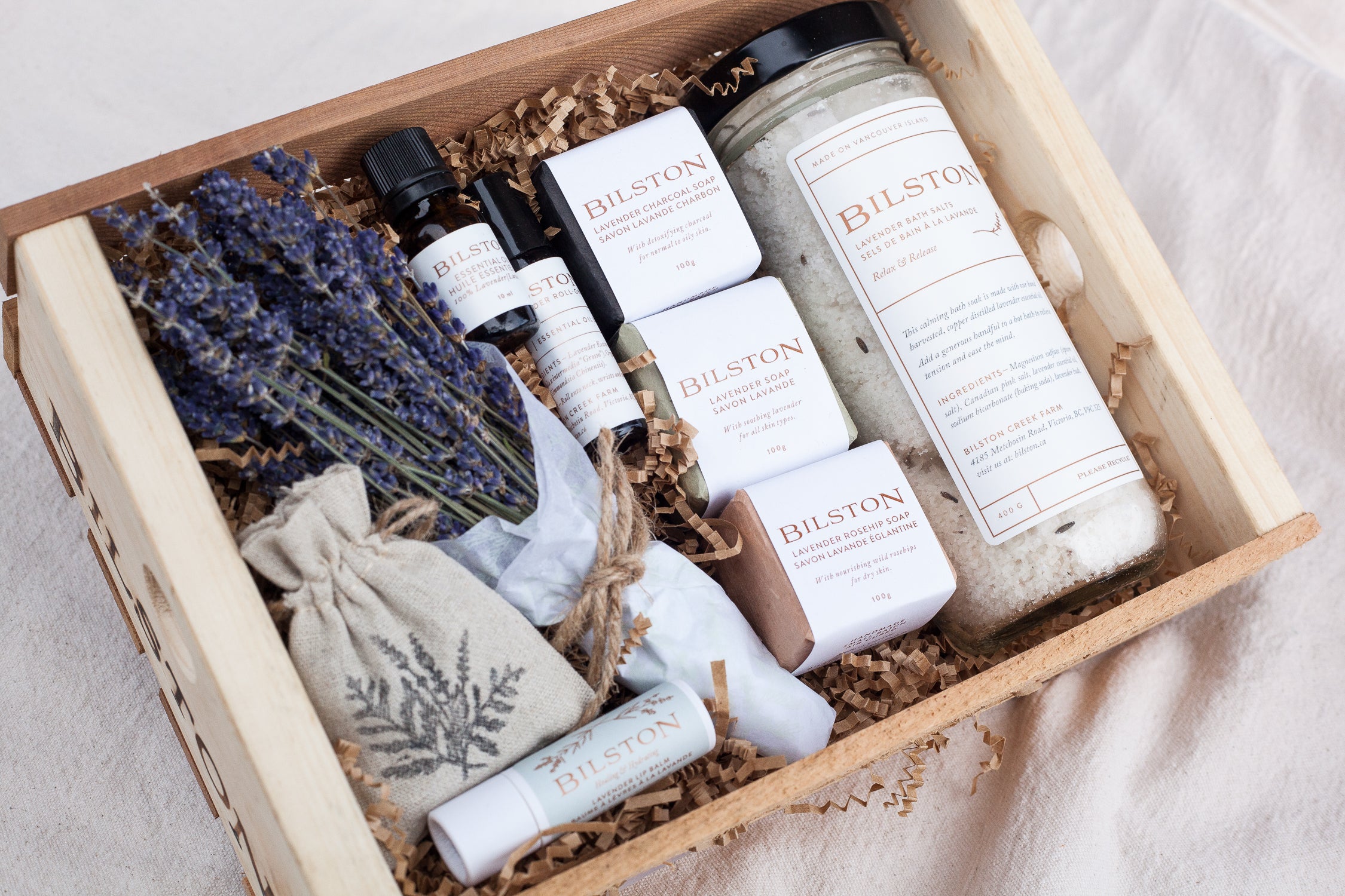 Self Care Gift Basket ~ Bath Set