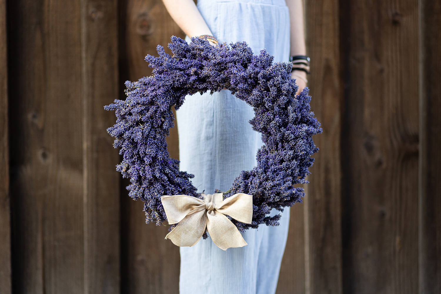 Lavender wreath